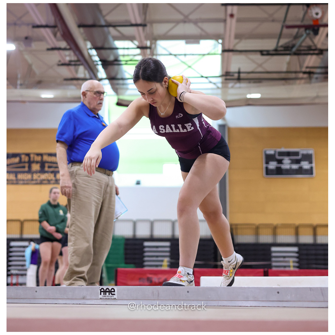 Shot put - World Trophy Invitational - Indoor Track and Field - Providence Career Technical Academy - Providence RI - January 11, 2025 – In…