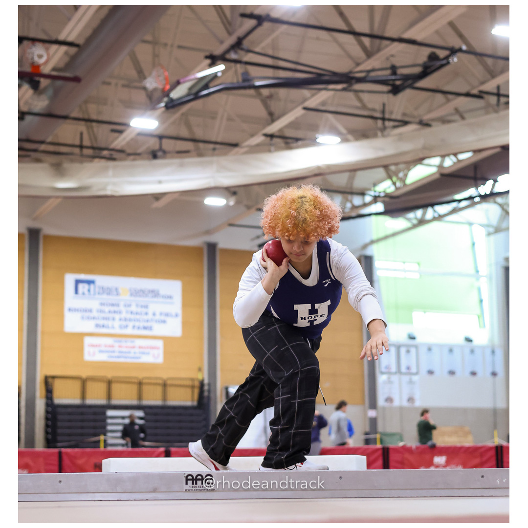Shot put - World Trophy Invitational - Indoor Track and Field - Providence Career Technical Academy - Providence RI - January 11, 2025 – In…