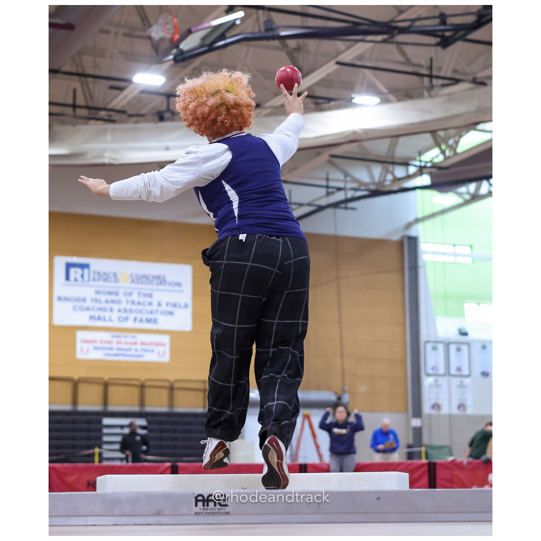 Shot put - World Trophy Invitational - Indoor Track and Field - Providence Career Technical Academy - Providence RI - January 11, 2025 – In…