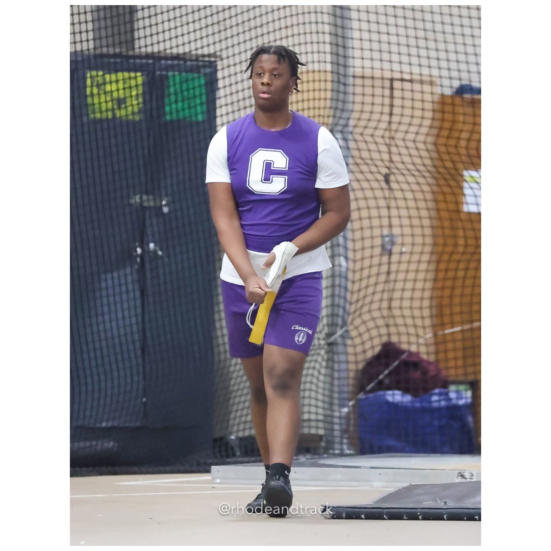 Weight throw - World Trophy Invitational - Indoor Track and Field - Providence Career Technical Academy - Providence RI - January 11, 2025…
