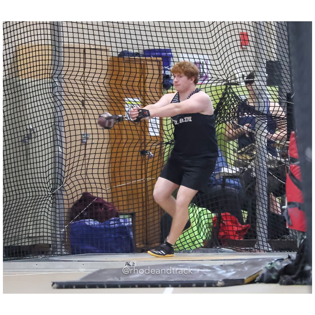 Brandon Wolfenden - Pilgrim HS - Weight Throw - World Trophy Invitational - Indoor Track and Field - Providence Career Technical Academy -…