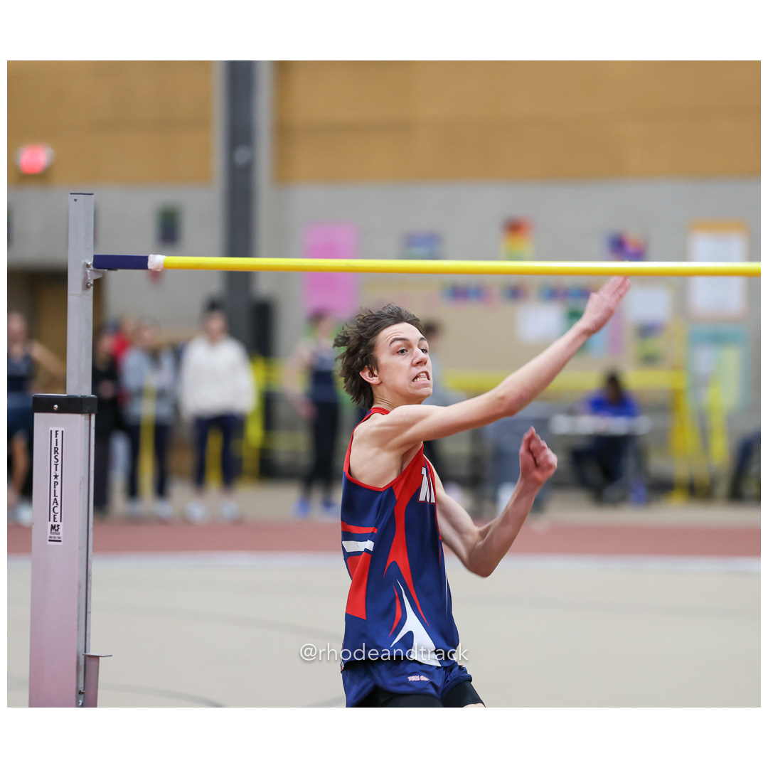Kevin Barker, Toll Gate High School, 5-10 - High Jump - Dwyer Division Championship - Indoor Track and Field - Providence Career Technical Academy - Providence RI - January 15, 2025 title=