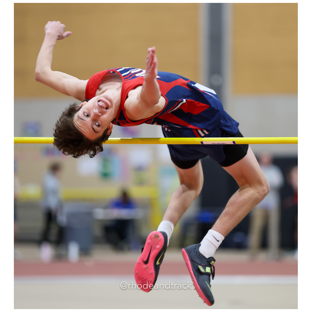 Kevin Barker, Toll Gate High School, 5-10 - High Jump - Dwyer Division Championship - Indoor Track and Field - Providence Career Technical Academy - Providence RI - January 15, 2025 title=