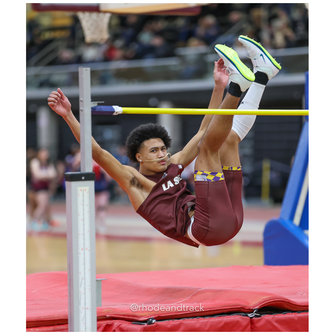 Antonio Bearden, La Salle Academy, 5-10 - High Jump - Dwyer Division Championship - Indoor Track and Field - Providence Career Technical Academy - Providence RI - January 15, 2025 title=