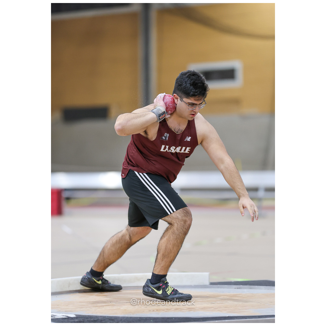 Domenic Corona, La Salle Academy, 43-1.25, Shot put - Throw - Dwyer Division Championship - Indoor Track and Field - Providence Career Technical Academy - Providence RI - January 15, 2025 title=