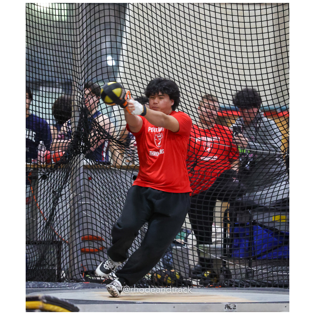 Weight Throw - Dwyer Division Championship - Indoor Track and Field - Providence Career Technical Academy - Providence RI - January 15, 2025 title=