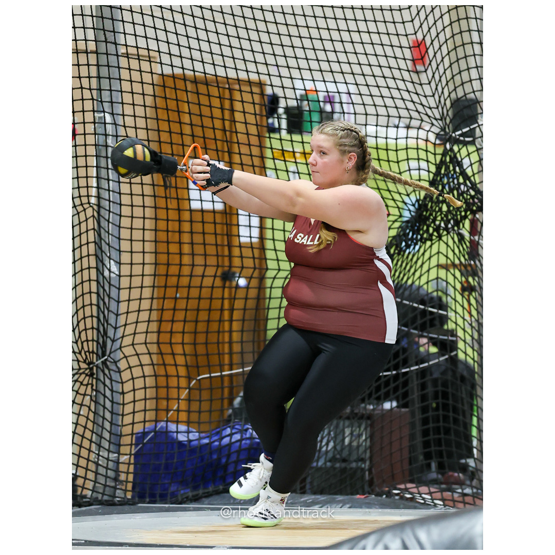 Peyton Giroux, La Salle Academy, 38-5.25, Weight Throw - Dwyer Division Championship - Indoor Track and Field - Providence Career Technical Academy - Providence RI - January 15, 2025 title=