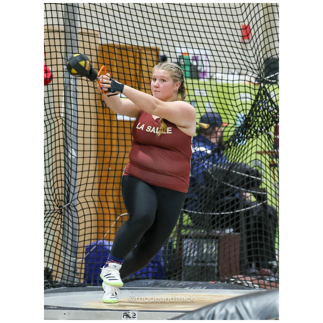 Peyton Giroux, La Salle Academy, 38-5.25, Weight Throw - Dwyer Division Championship - Indoor Track and Field - Providence Career Technical Academy - Providence RI - January 15, 2025 title=