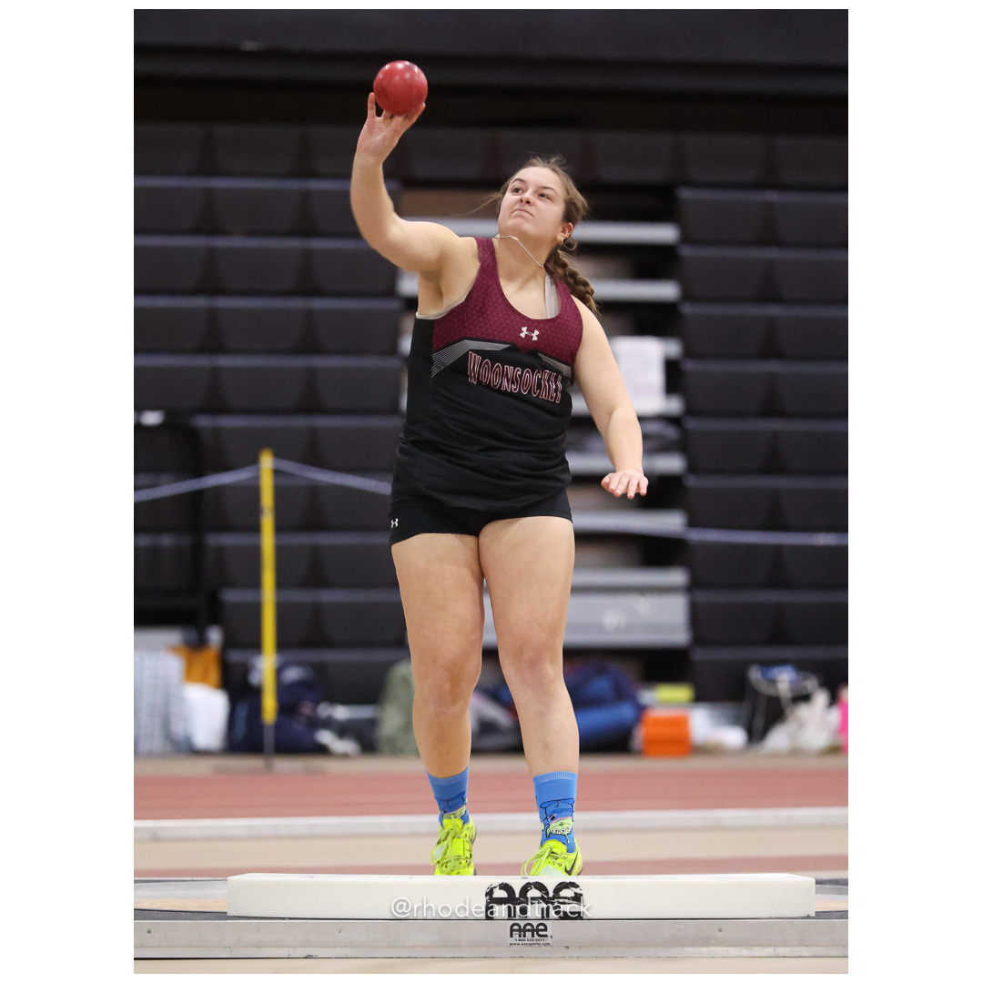 Shot put - Throw - Dwyer Division Championship - Indoor Track and Field - Providence Career Technical Academy - Providence RI - January 15, 2025 title=