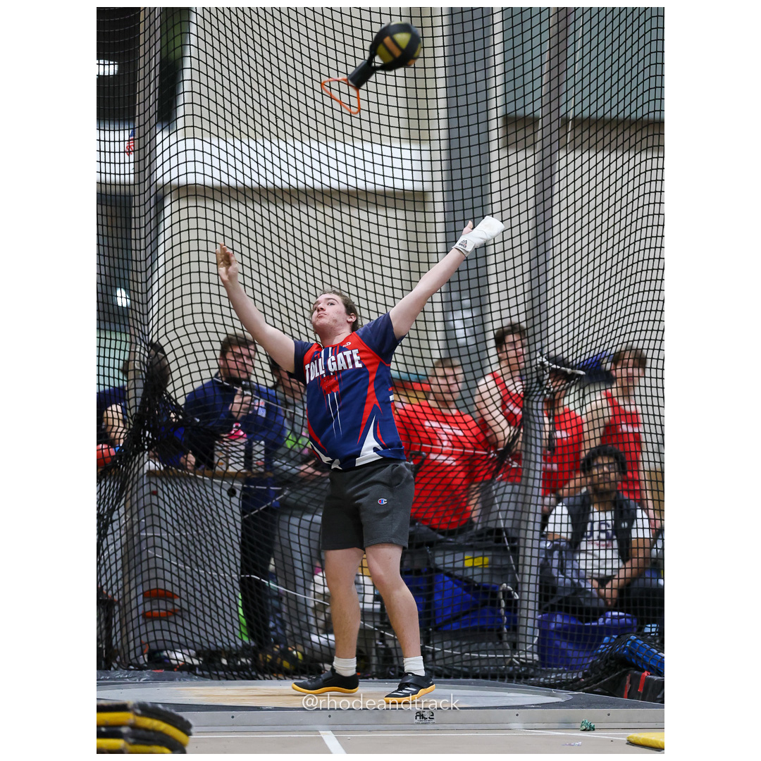 Weight Throw - Dwyer Division Championship - Indoor Track and Field - Providence Career Technical Academy - Providence RI - January 15, 2025 title=