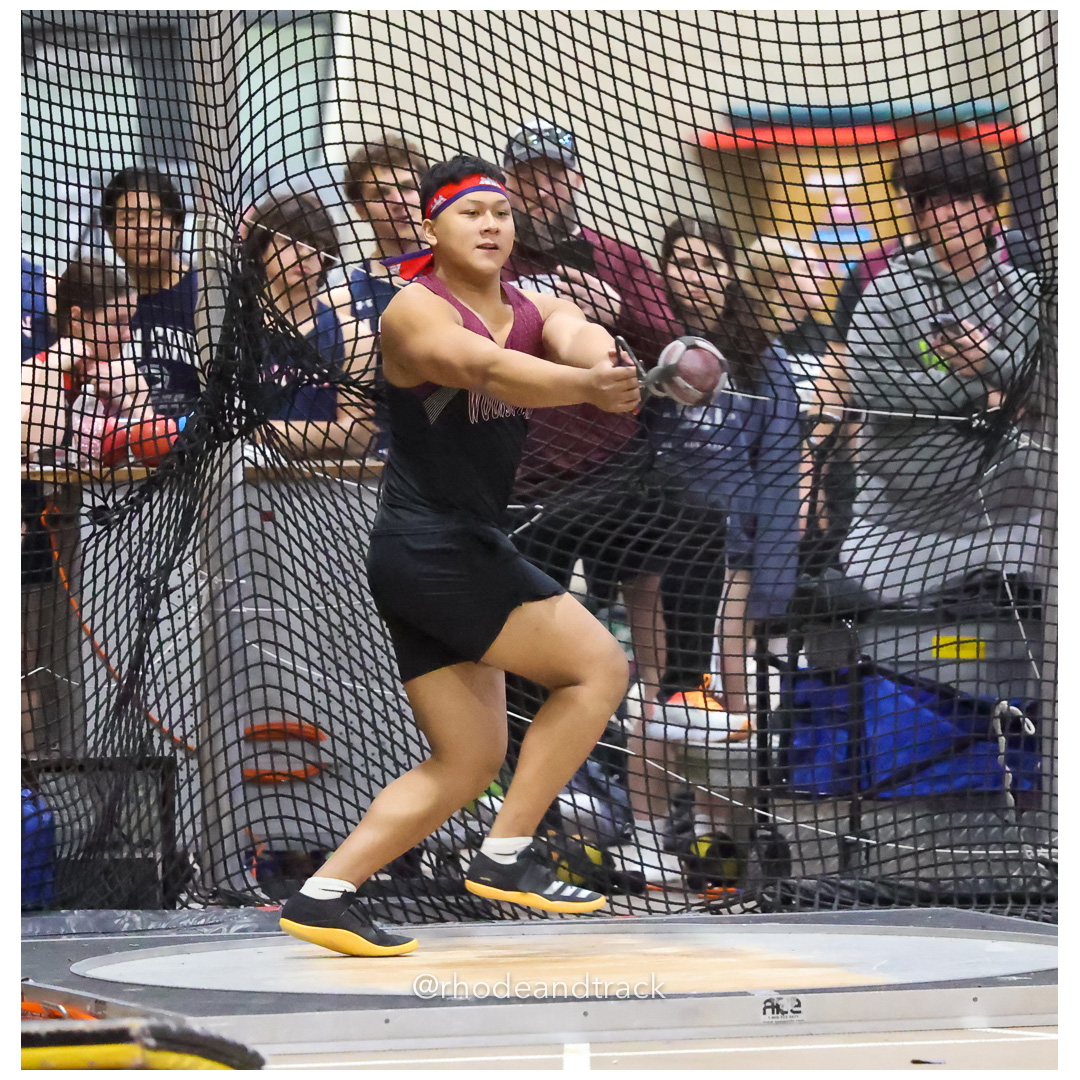 Weight Throw - Dwyer Division Championship - Indoor Track and Field - Providence Career Technical Academy - Providence RI - January 15, 2025 title=