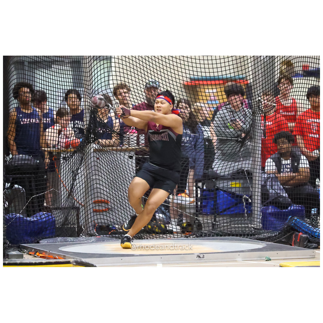 Weight Throw - Dwyer Division Championship - Indoor Track and Field - Providence Career Technical Academy - Providence RI - January 15, 2025 title=