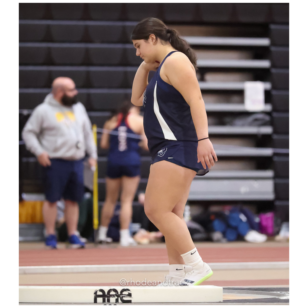 Shot put - Throw - Dwyer Division Championship - Indoor Track and Field - Providence Career Technical Academy - Providence RI - January 15, 2025 title=