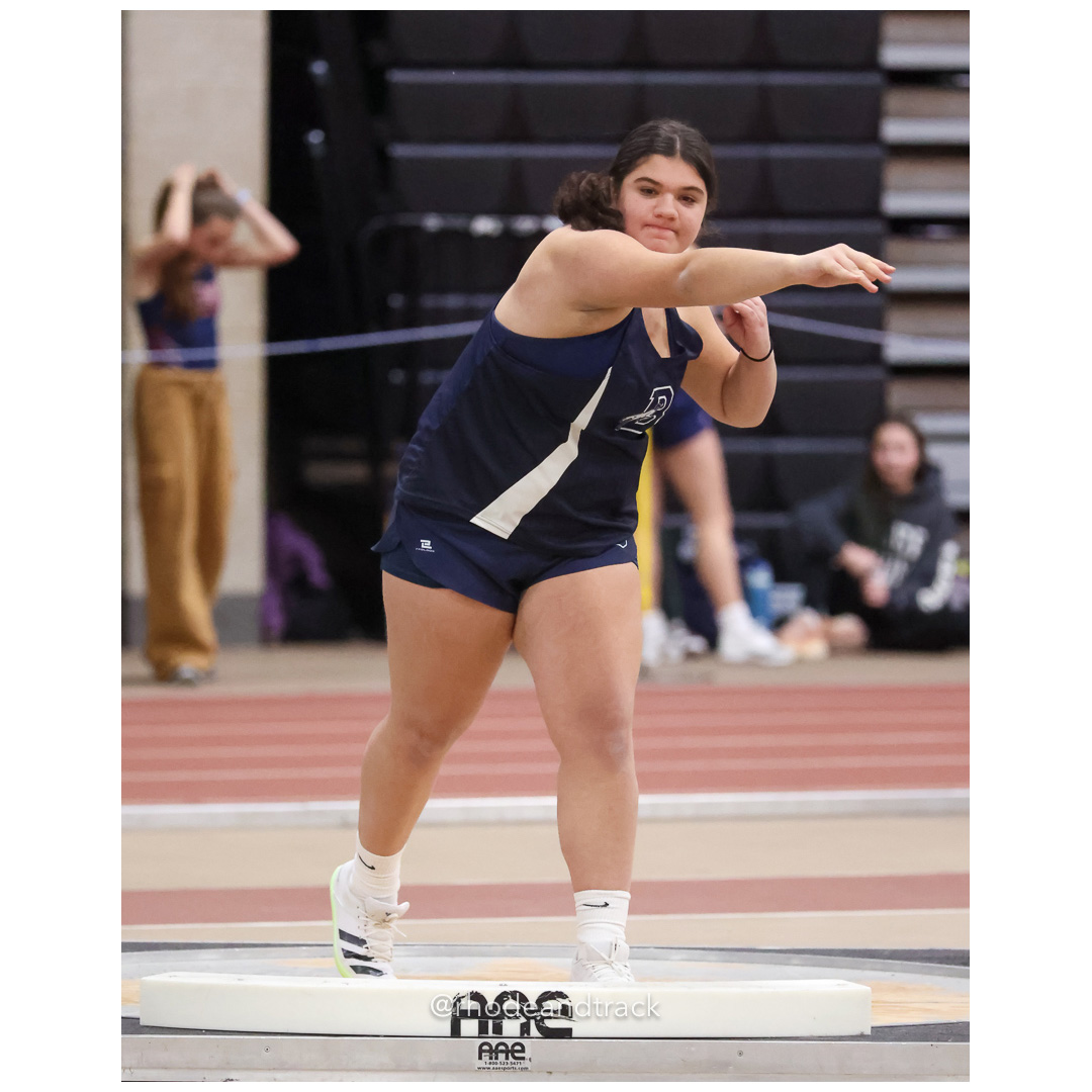 Shot put - Throw - Dwyer Division Championship - Indoor Track and Field - Providence Career Technical Academy - Providence RI - January 15, 2025 title=