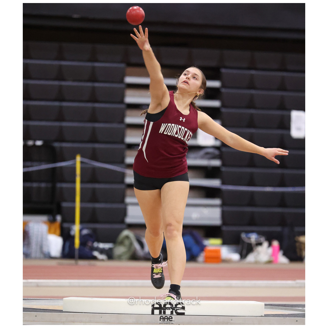 Shot put - Throw - Dwyer Division Championship - Indoor Track and Field - Providence Career Technical Academy - Providence RI - January 15, 2025 title=