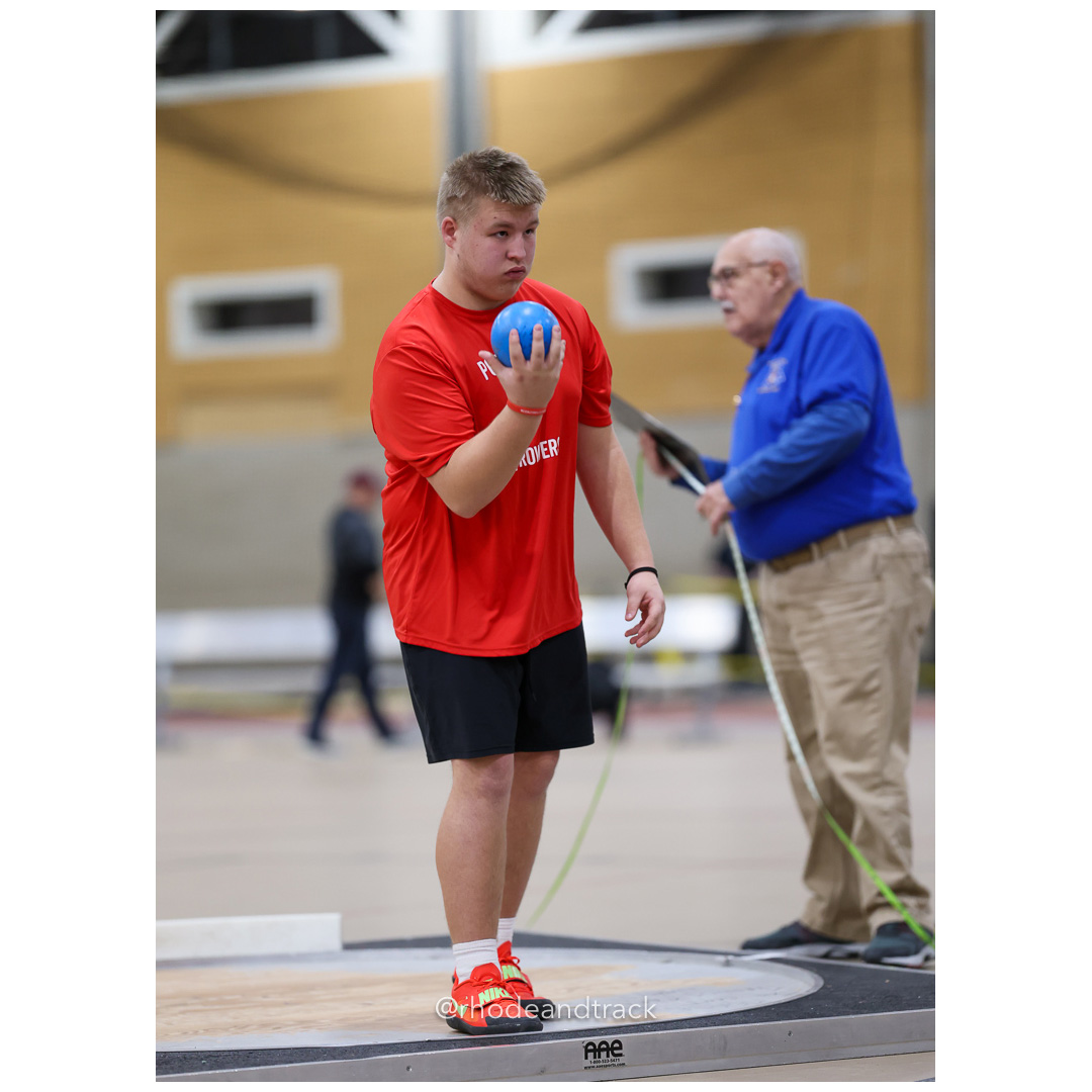 Shot put - Throw - Dwyer Division Championship - Indoor Track and Field - Providence Career Technical Academy - Providence RI - January 15, 2025 title=