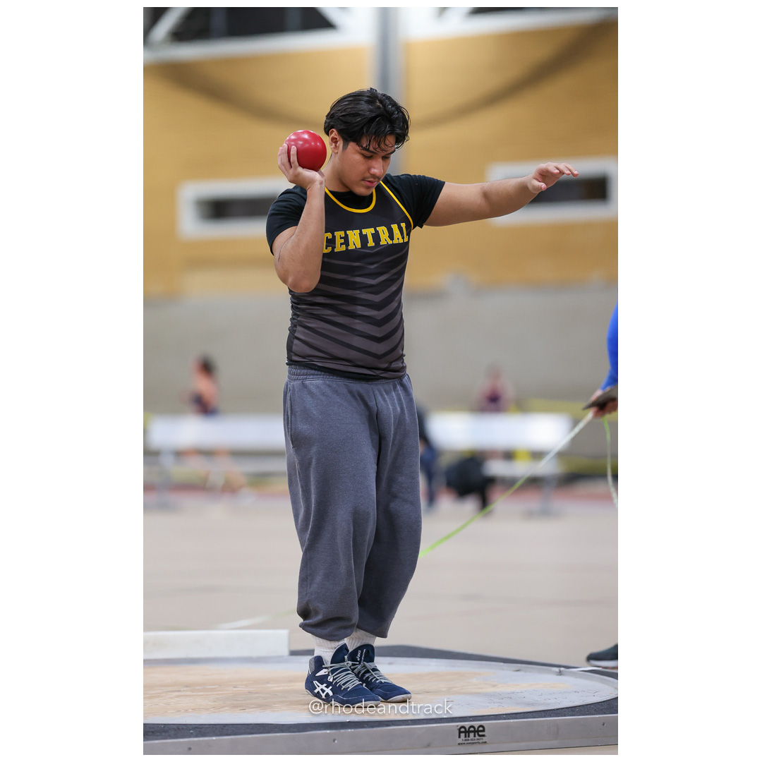 Shot put - Throw - Dwyer Division Championship - Indoor Track and Field - Providence Career Technical Academy - Providence RI - January 15, 2025 title=
