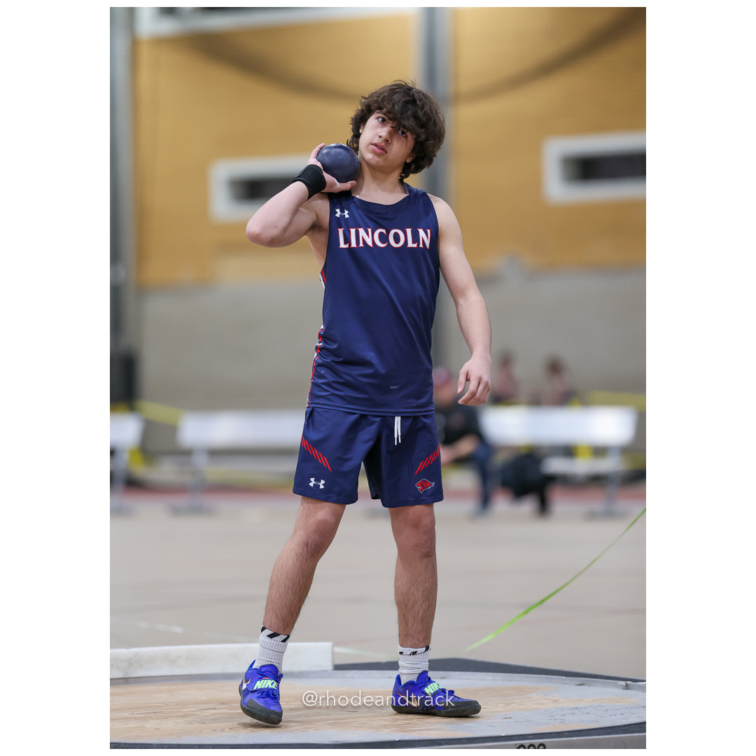 Shot put - Throw - Dwyer Division Championship - Indoor Track and Field - Providence Career Technical Academy - Providence RI - January 15, 2025 title=