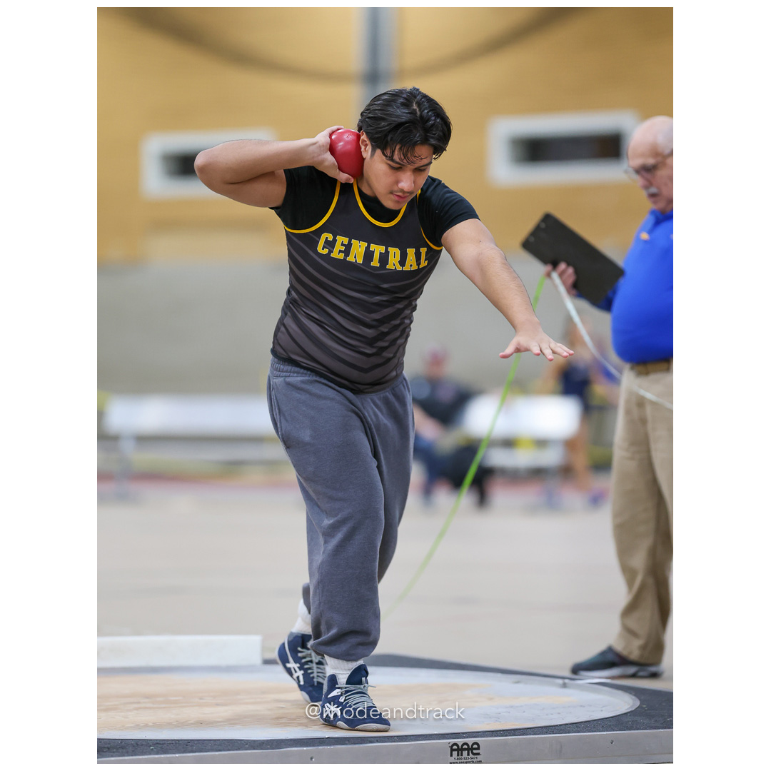 Shot put - Throw - Dwyer Division Championship - Indoor Track and Field - Providence Career Technical Academy - Providence RI - January 15, 2025 title=