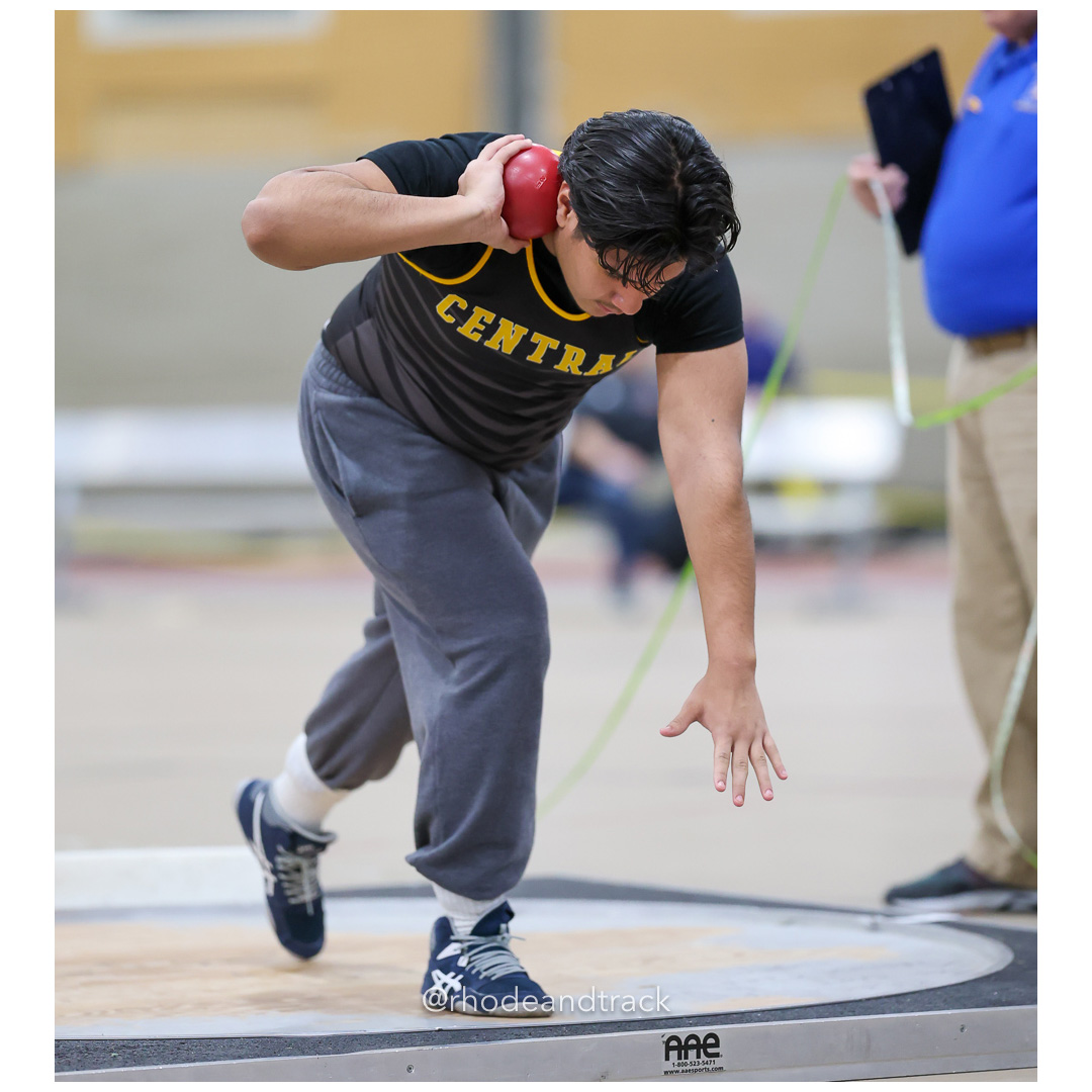 Shot put - Throw - Dwyer Division Championship - Indoor Track and Field - Providence Career Technical Academy - Providence RI - January 15, 2025 title=