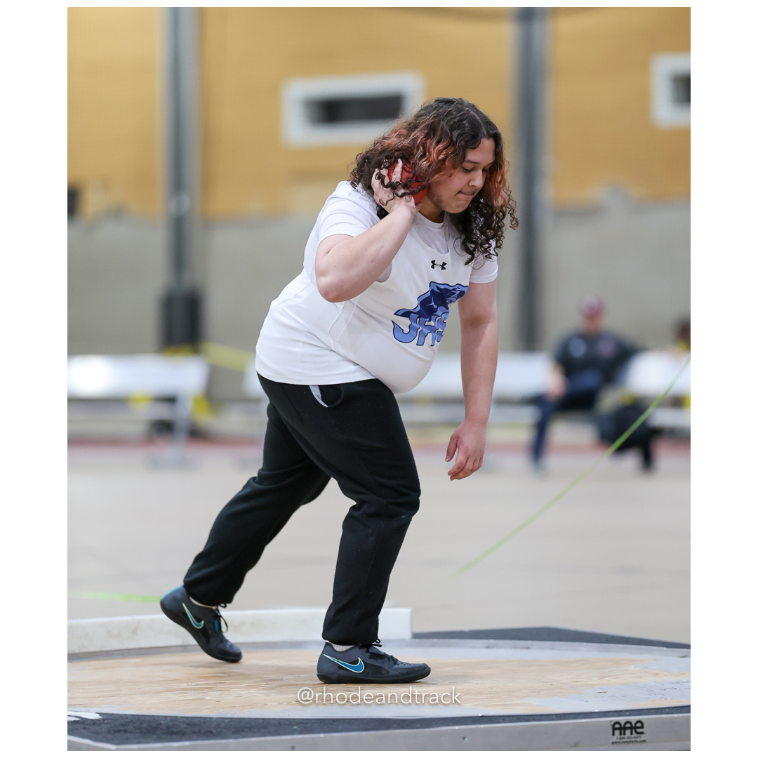 Shot put - Throw - Dwyer Division Championship - Indoor Track and Field - Providence Career Technical Academy - Providence RI - January 15, 2025 title=