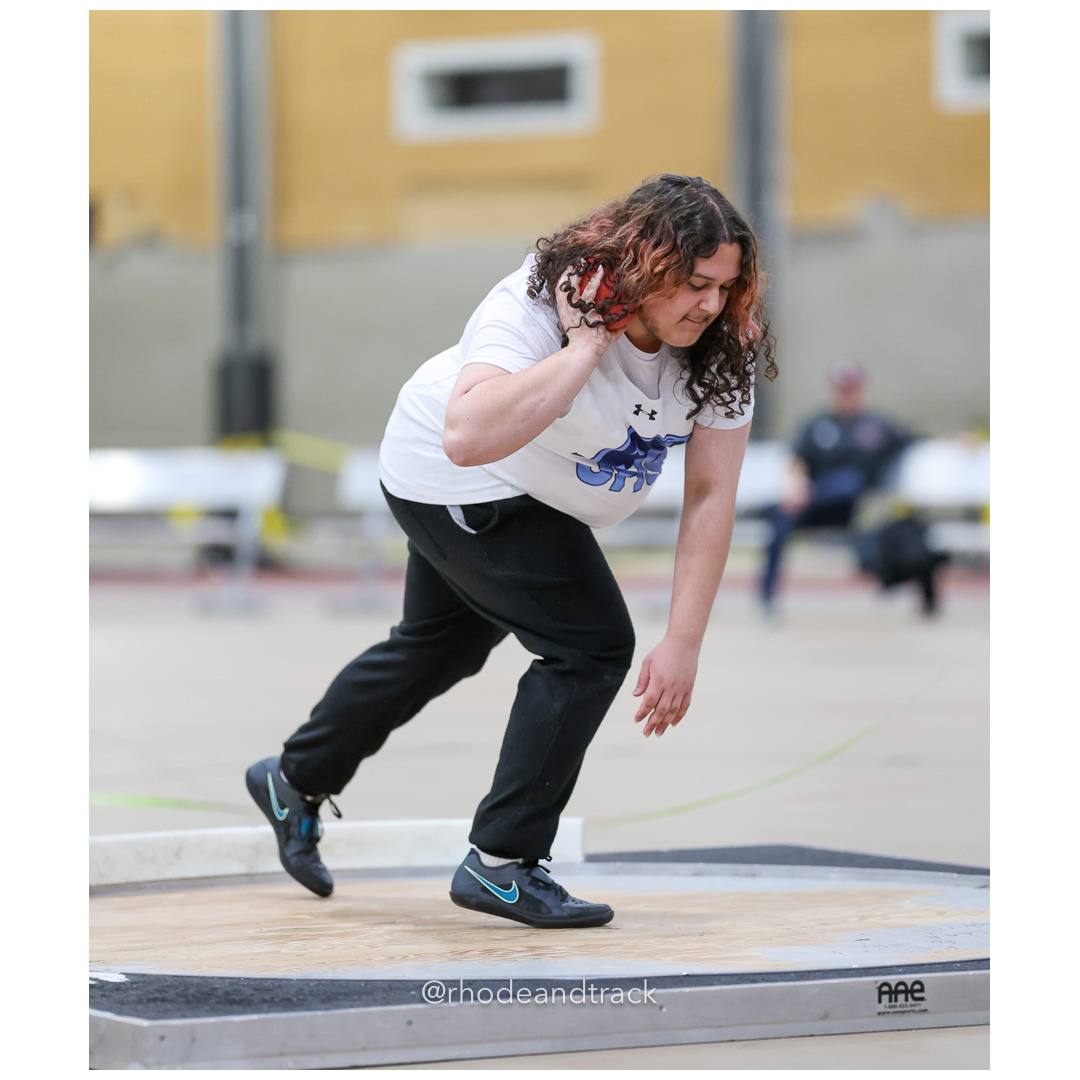 Shot put - Throw - Dwyer Division Championship - Indoor Track and Field - Providence Career Technical Academy - Providence RI - January 15, 2025 title=