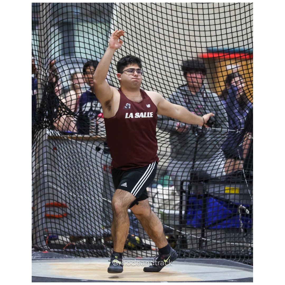 Domenic Corona, La Salle Academy, 54-3, Weight Throw - Dwyer Division Championship - Indoor Track and Field - Providence Career Technical Academy - Providence RI - January 15, 2025 title=