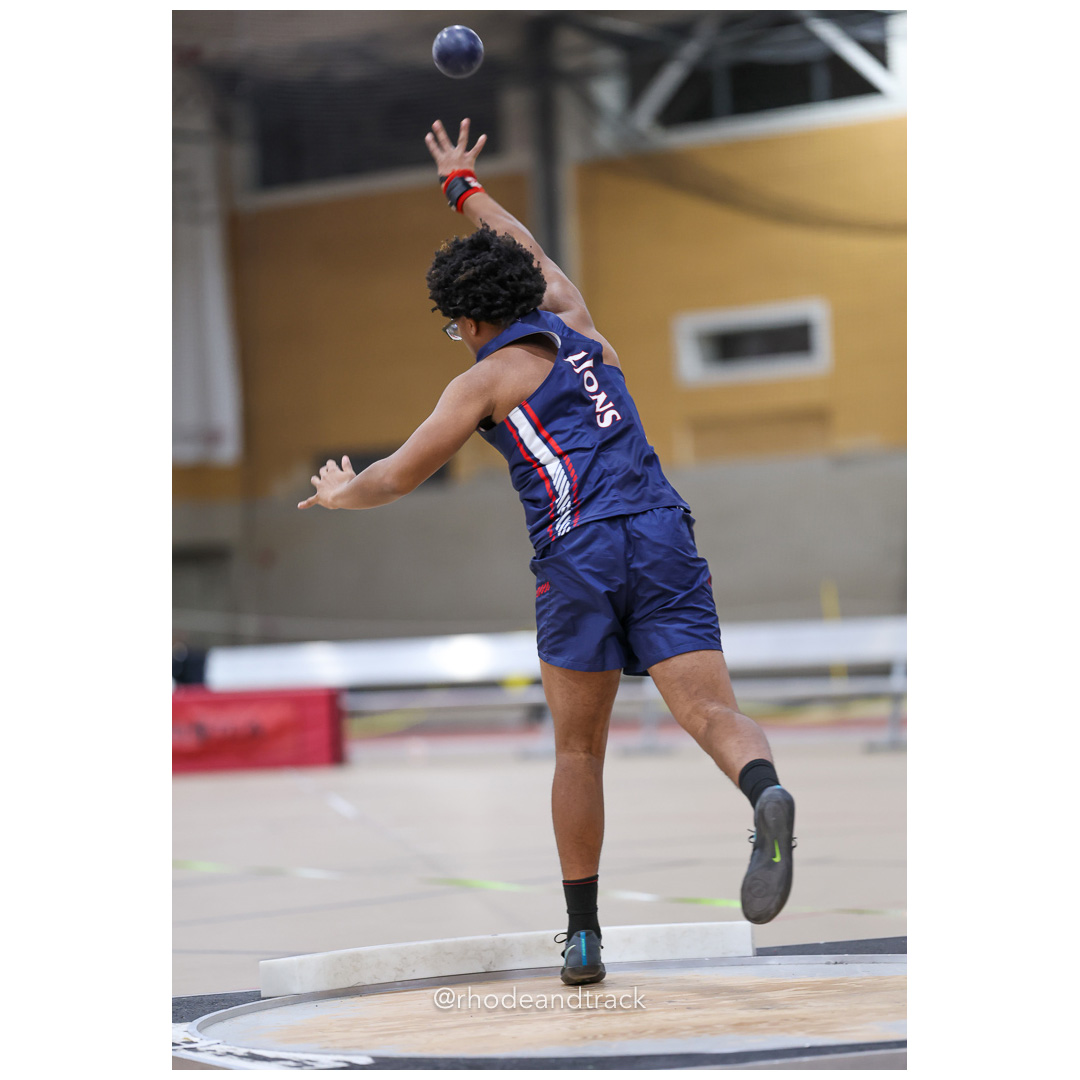 Shot put - Throw - Dwyer Division Championship - Indoor Track and Field - Providence Career Technical Academy - Providence RI - January 15, 2025 title=