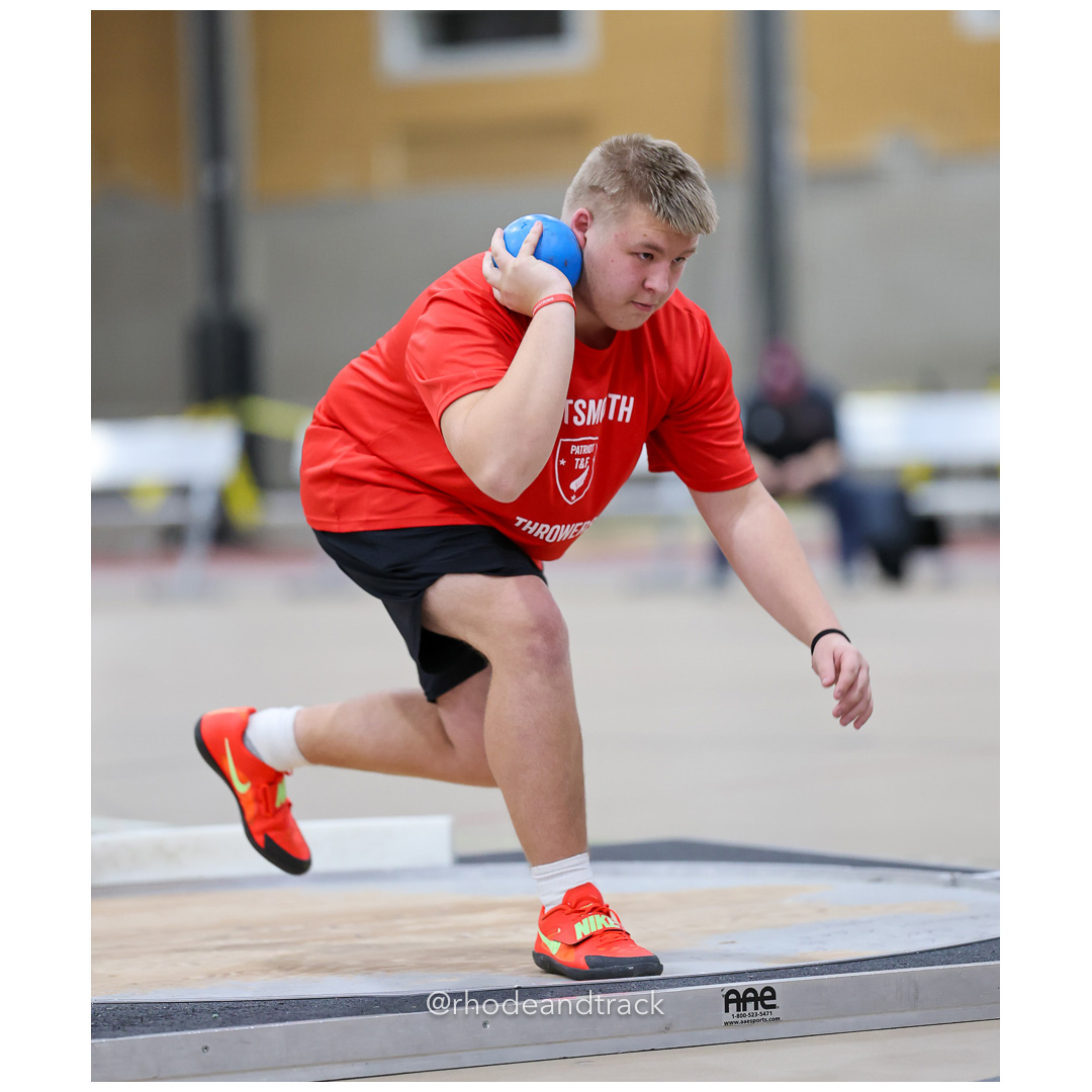 Shot put - Throw - Dwyer Division Championship - Indoor Track and Field - Providence Career Technical Academy - Providence RI - January 15, 2025 title=