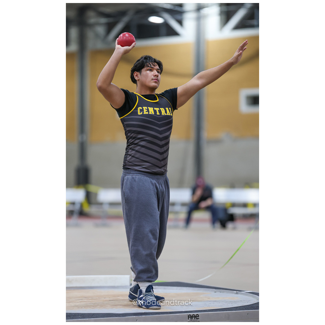 Shot put - Throw - Dwyer Division Championship - Indoor Track and Field - Providence Career Technical Academy - Providence RI - January 15, 2025 title=