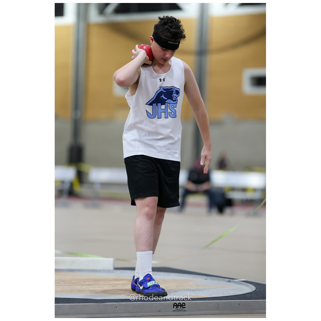 Shot put - Throw - Dwyer Division Championship - Indoor Track and Field - Providence Career Technical Academy - Providence RI - January 15, 2025 title=