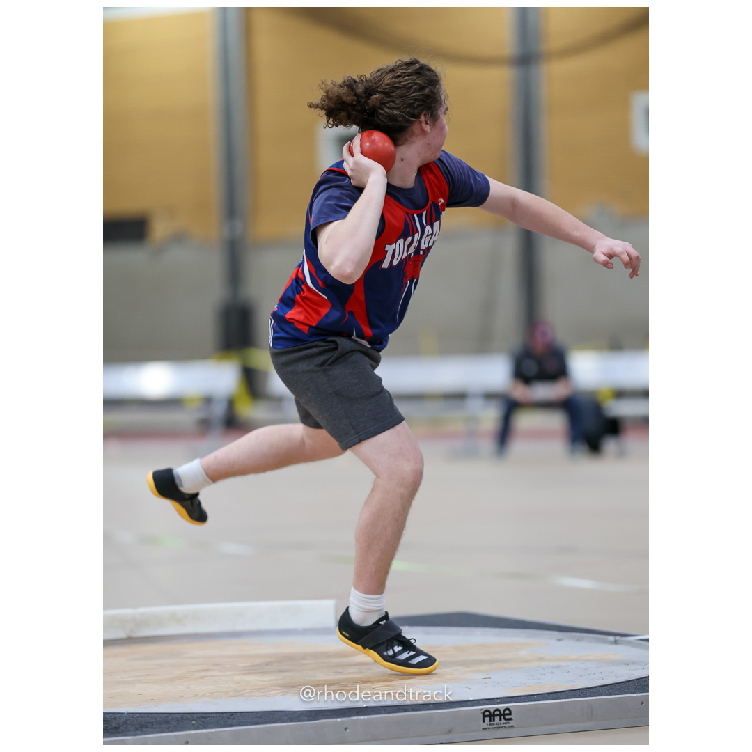 Shot put - Throw - Dwyer Division Championship - Indoor Track and Field - Providence Career Technical Academy - Providence RI - January 15, 2025 title=