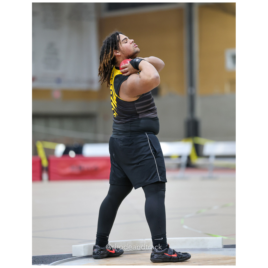 Shot put - Throw - Dwyer Division Championship - Indoor Track and Field - Providence Career Technical Academy - Providence RI - January 15, 2025 title=