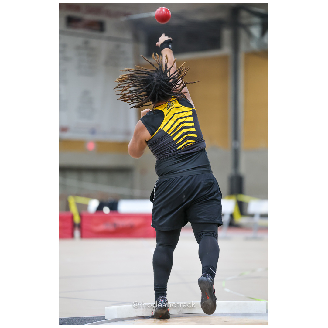 Shot put - Throw - Dwyer Division Championship - Indoor Track and Field - Providence Career Technical Academy - Providence RI - January 15, 2025 title=