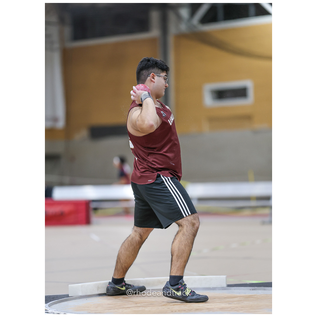 Domenic Corona, La Salle Academy, 43-1.25, Shot put - Throw - Dwyer Division Championship - Indoor Track and Field - Providence Career Technical Academy - Providence RI - January 15, 2025 title=