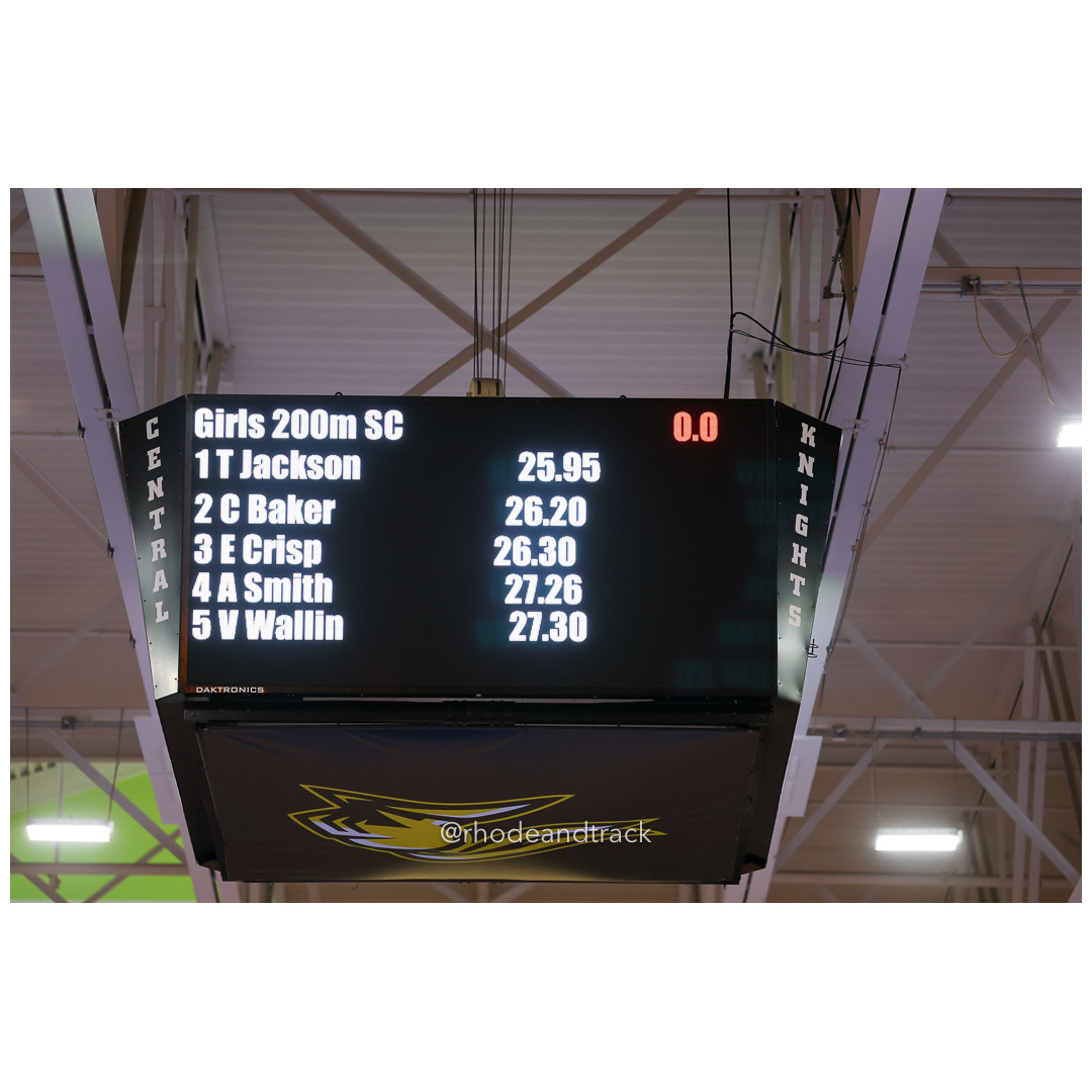 Girls 200m Scholastic - East Coast Invitational - Indoor Track and Field - Providence Career Technical Academy - Providence RI - January 18, 2025 title=