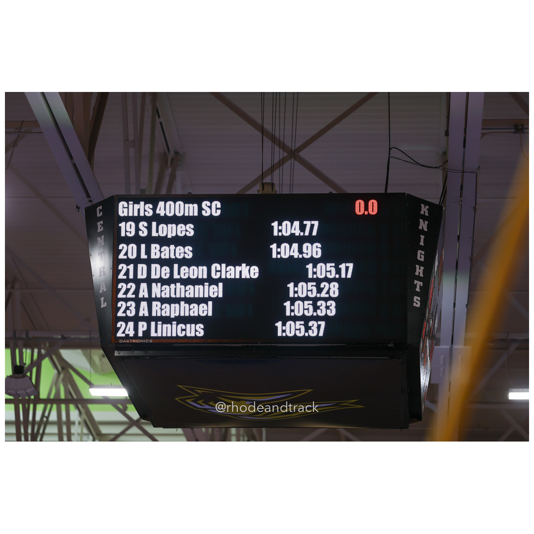 Girls 400m Scholastic - East Coast Invitational - Indoor Track and Field - Providence Career Technical Academy - Providence RI - January 18, 2025 title=