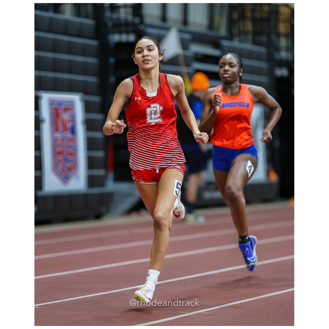 Girls 400m Scholastic - East Coast Invitational - Indoor Track and Field - Providence Career Technical Academy - Providence RI - January 18, 2025 title=