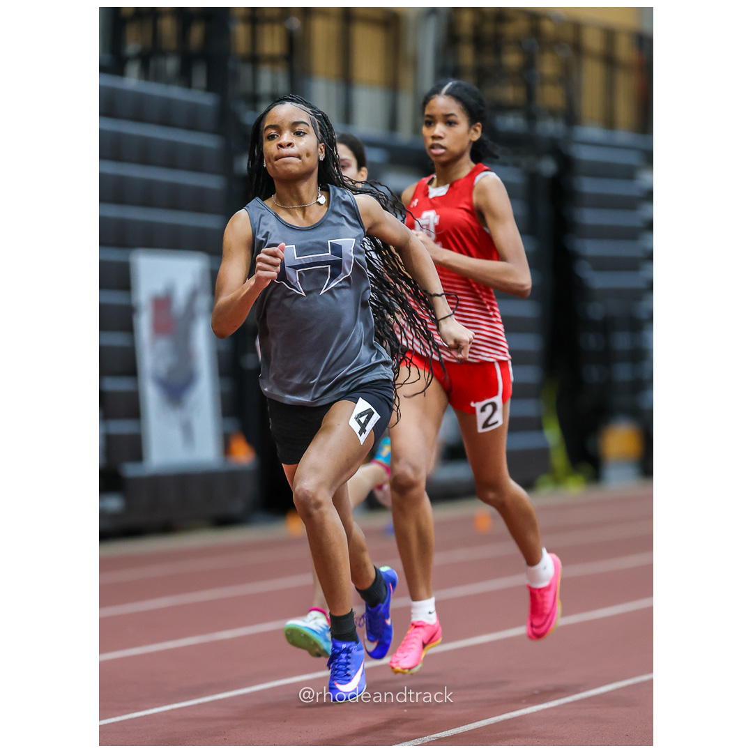 Girls 400m Scholastic - East Coast Invitational - Indoor Track and Field - Providence Career Technical Academy - Providence RI - January 18, 2025 title=