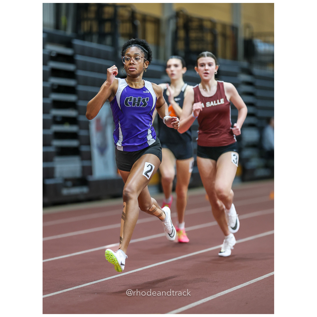Girls 400m Scholastic - East Coast Invitational - Indoor Track and Field - Providence Career Technical Academy - Providence RI - January 18, 2025 title=