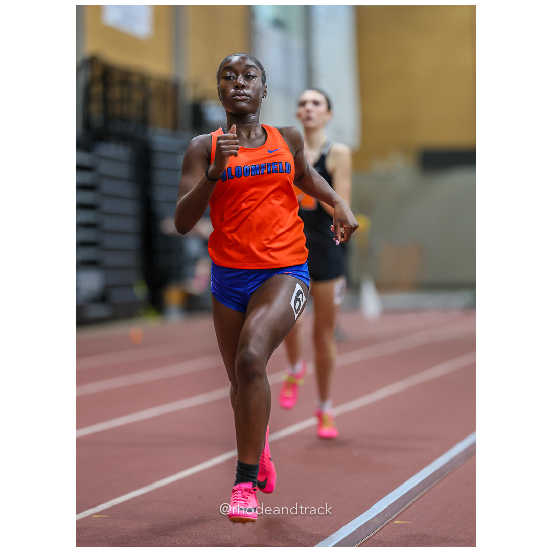 Girls 400m Scholastic - East Coast Invitational - Indoor Track and Field - Providence Career Technical Academy - Providence RI - January 18, 2025 title=