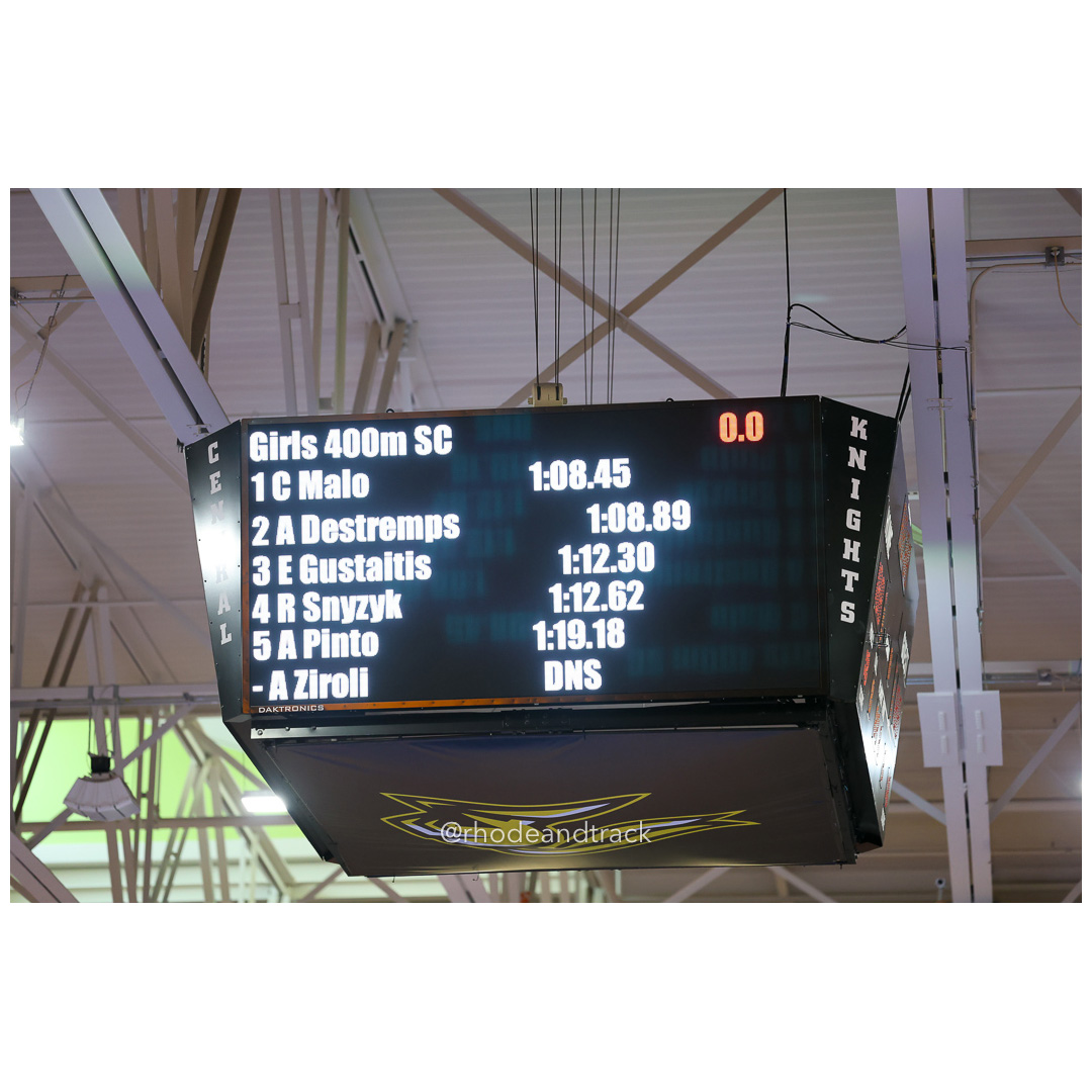 Girls 400m Scholastic - East Coast Invitational - Indoor Track and Field - Providence Career Technical Academy - Providence RI - January 18, 2025 title=