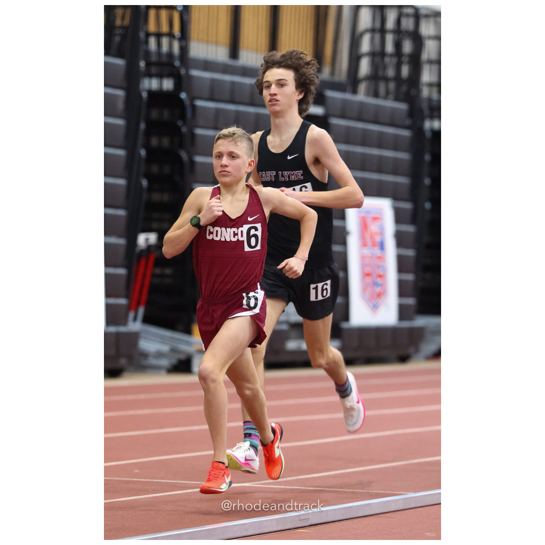 Boys 1 Mile Scholastic - East Coast Invitational - Indoor Track and Field - Providence Career Technical Academy - Providence RI - January 18, 2025 title=