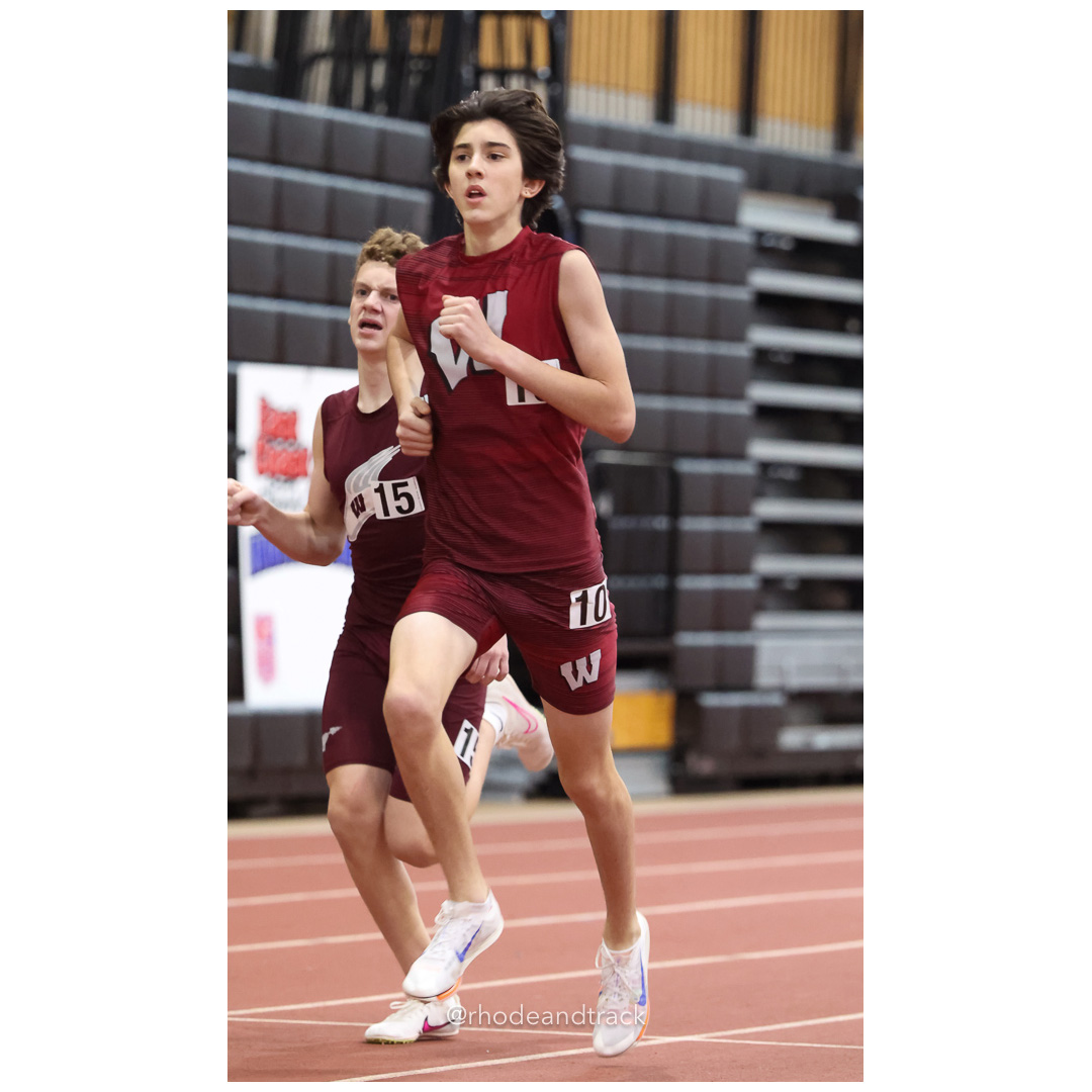 Boys 1 Mile Scholastic - East Coast Invitational - Indoor Track and Field - Providence Career Technical Academy - Providence RI - January 18, 2025 title=