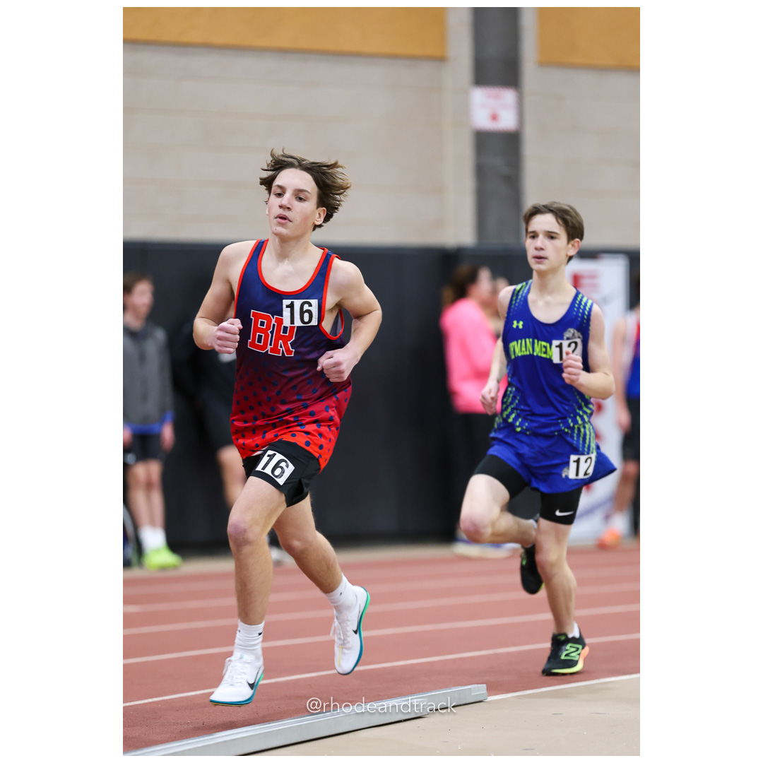Boys 1 Mile Scholastic - East Coast Invitational - Indoor Track and Field - Providence Career Technical Academy - Providence RI - January 18, 2025 title=