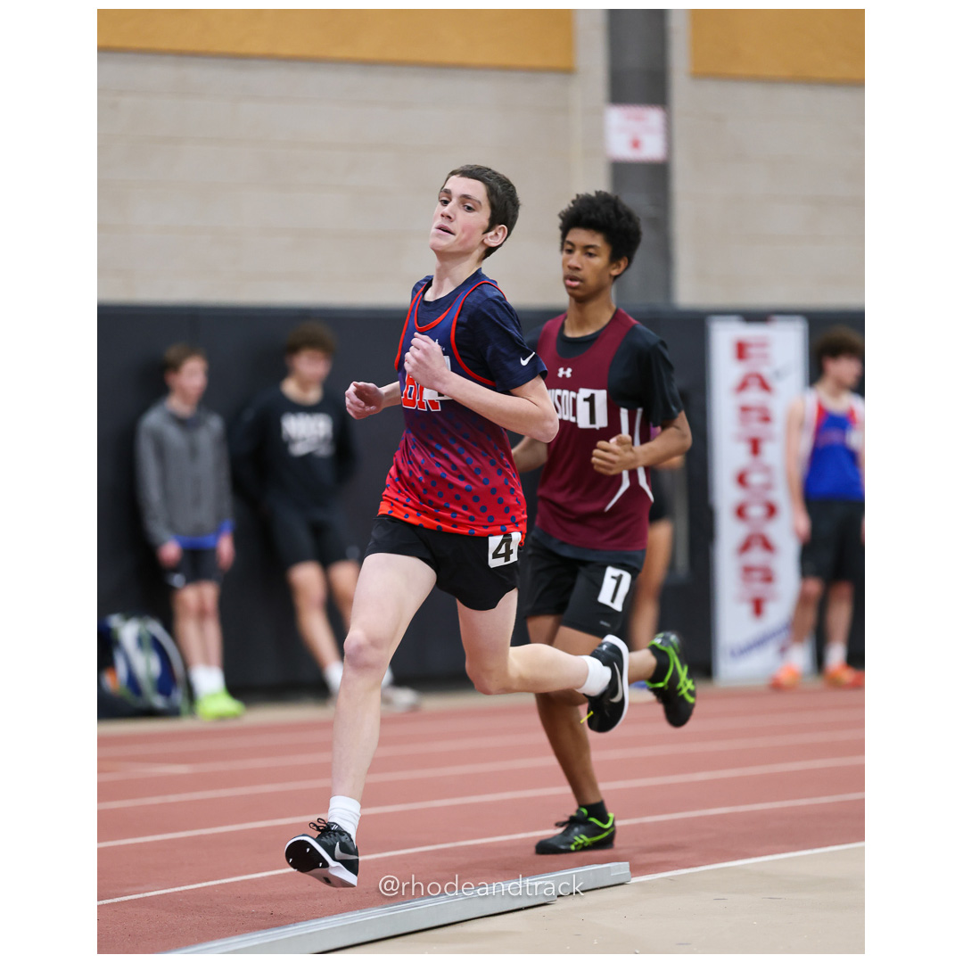 Boys 1 Mile Scholastic - East Coast Invitational - Indoor Track and Field - Providence Career Technical Academy - Providence RI - January 18, 2025 title=