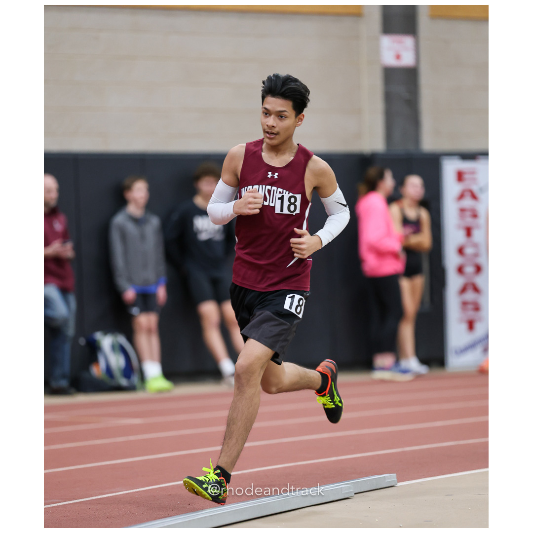 Boys 1 Mile Scholastic - East Coast Invitational - Indoor Track and Field - Providence Career Technical Academy - Providence RI - January 18, 2025 title=