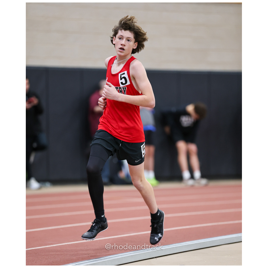 Boys 1 Mile Scholastic - East Coast Invitational - Indoor Track and Field - Providence Career Technical Academy - Providence RI - January 18, 2025 title=