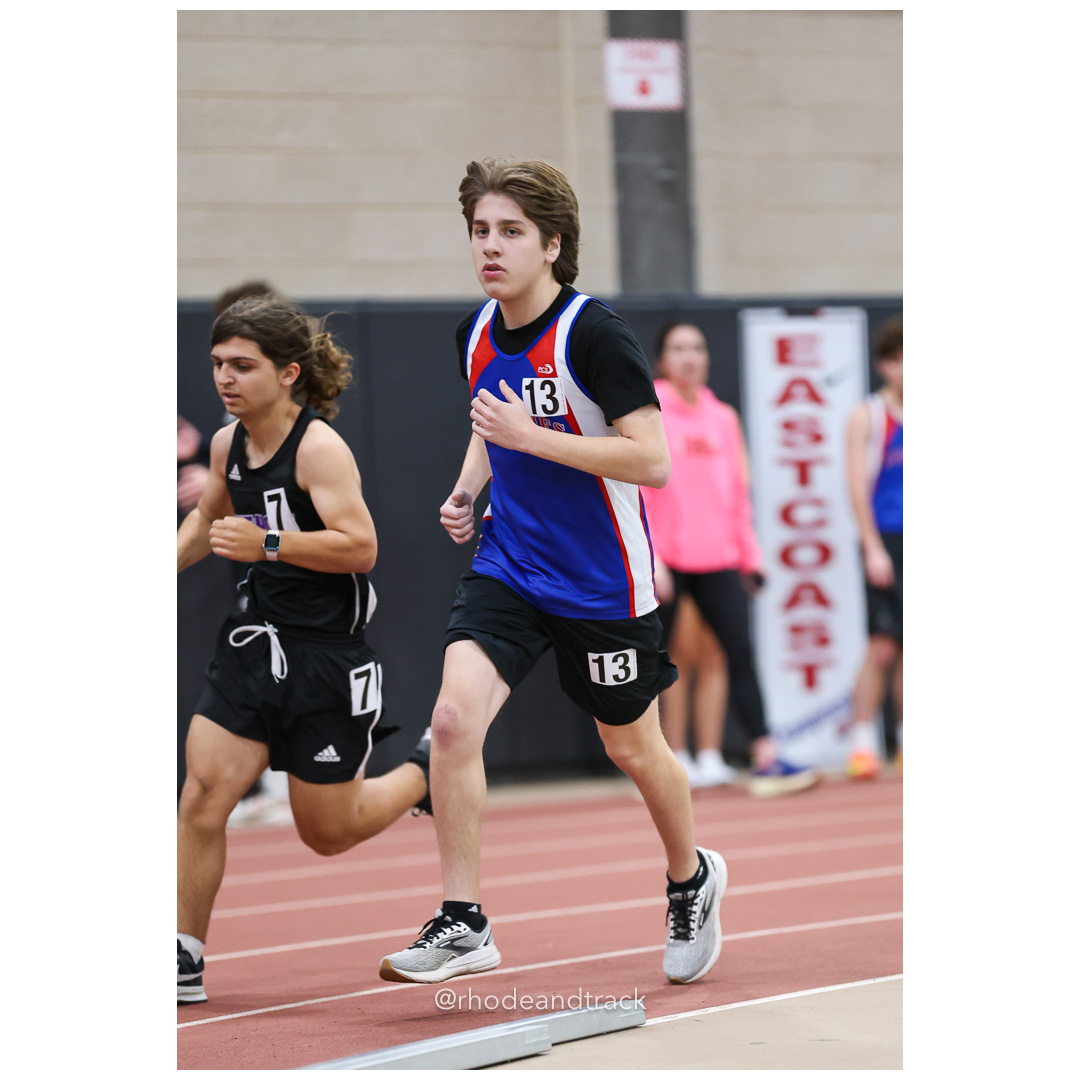 Boys 1 Mile Scholastic - East Coast Invitational - Indoor Track and Field - Providence Career Technical Academy - Providence RI - January 18, 2025 title=