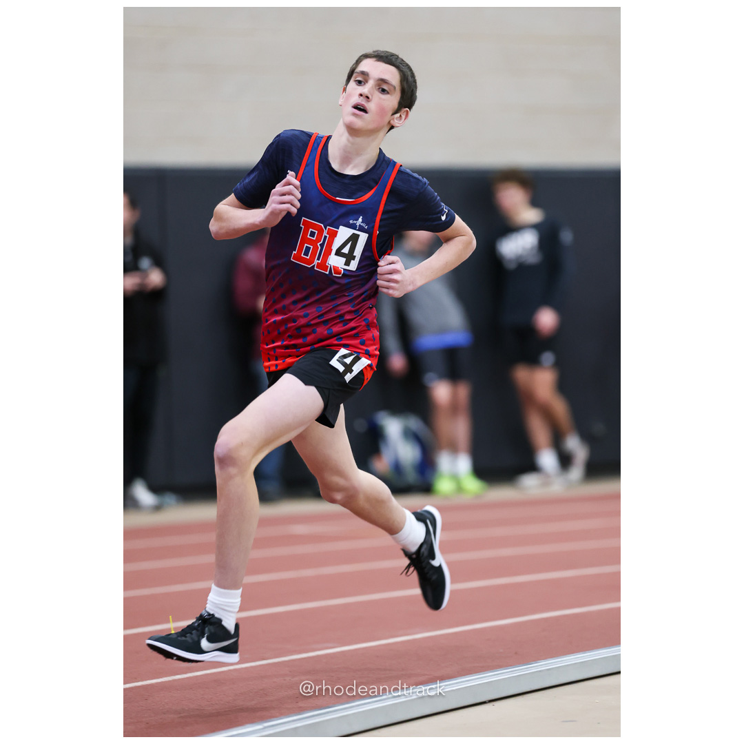 Boys 1 Mile Scholastic - East Coast Invitational - Indoor Track and Field - Providence Career Technical Academy - Providence RI - January 18, 2025 title=